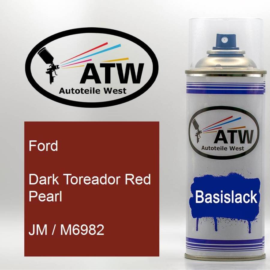 Ford, Dark Toreador Red Pearl, JM / M6982: 400ml Sprühdose, von ATW Autoteile West.